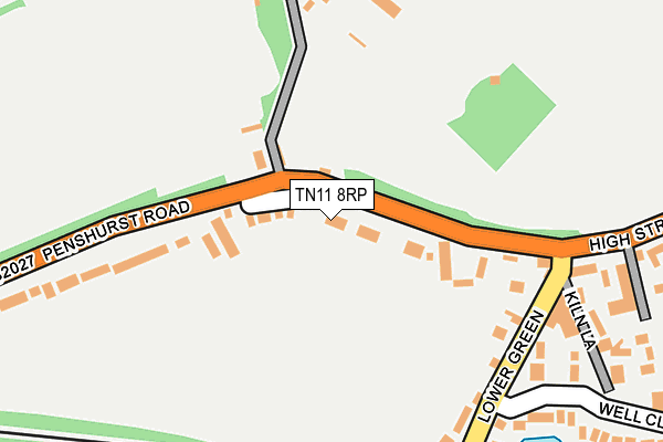 TN11 8RP map - OS OpenMap – Local (Ordnance Survey)