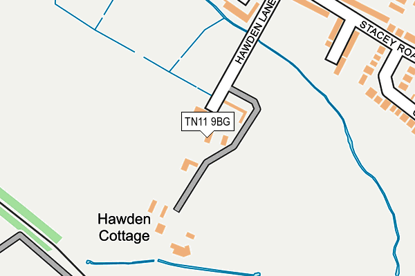 TN11 9BG map - OS OpenMap – Local (Ordnance Survey)
