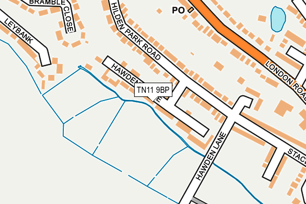 TN11 9BP map - OS OpenMap – Local (Ordnance Survey)