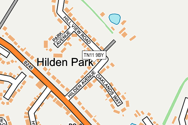 TN11 9BY map - OS OpenMap – Local (Ordnance Survey)