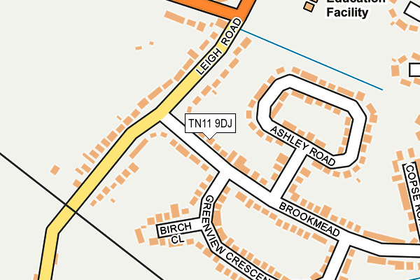 TN11 9DJ map - OS OpenMap – Local (Ordnance Survey)