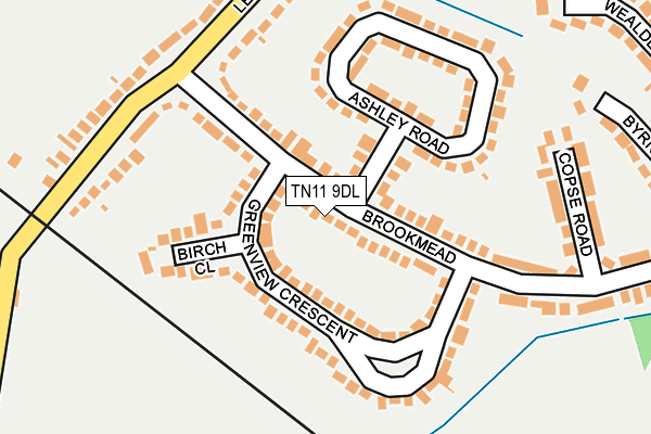 TN11 9DL map - OS OpenMap – Local (Ordnance Survey)