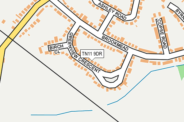 TN11 9DR map - OS OpenMap – Local (Ordnance Survey)