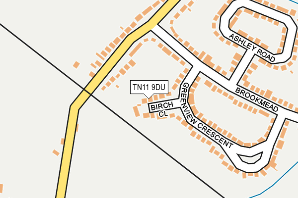 TN11 9DU map - OS OpenMap – Local (Ordnance Survey)