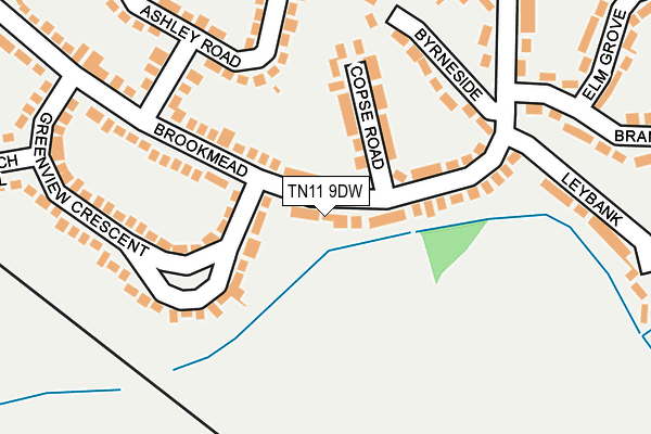 TN11 9DW map - OS OpenMap – Local (Ordnance Survey)