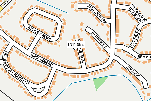 TN11 9EE map - OS OpenMap – Local (Ordnance Survey)