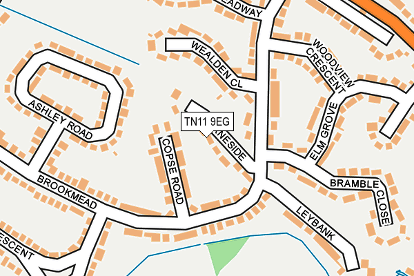 TN11 9EG map - OS OpenMap – Local (Ordnance Survey)