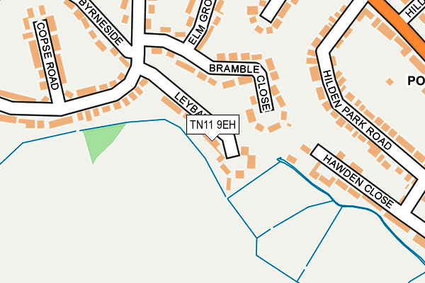 TN11 9EH map - OS OpenMap – Local (Ordnance Survey)