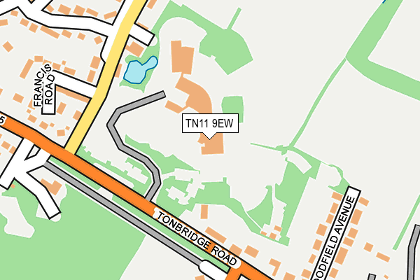 TN11 9EW map - OS OpenMap – Local (Ordnance Survey)