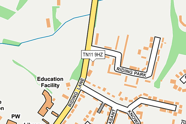 TN11 9HZ map - OS OpenMap – Local (Ordnance Survey)