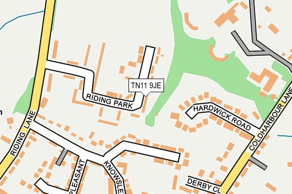 TN11 9JE map - OS OpenMap – Local (Ordnance Survey)