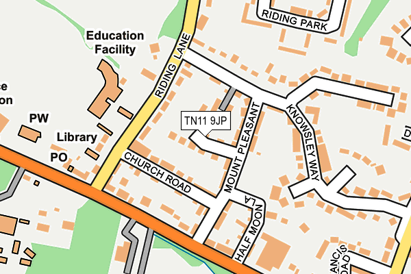TN11 9JP map - OS OpenMap – Local (Ordnance Survey)