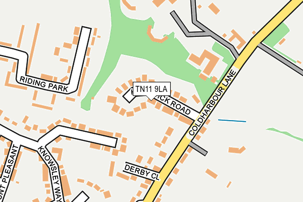 TN11 9LA map - OS OpenMap – Local (Ordnance Survey)