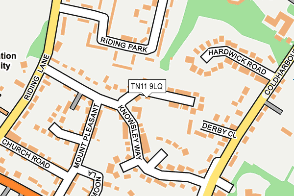 TN11 9LQ map - OS OpenMap – Local (Ordnance Survey)