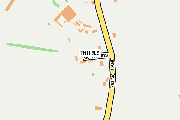 TN11 9LS map - OS OpenMap – Local (Ordnance Survey)