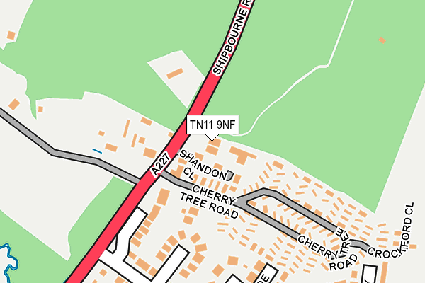TN11 9NF map - OS OpenMap – Local (Ordnance Survey)