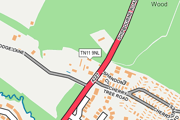 TN11 9NL map - OS OpenMap – Local (Ordnance Survey)