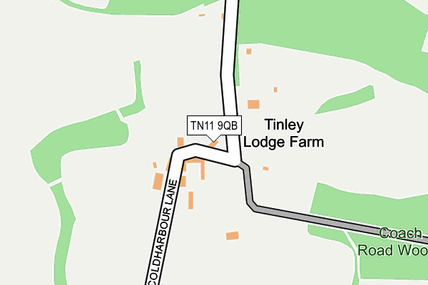 TN11 9QB map - OS OpenMap – Local (Ordnance Survey)