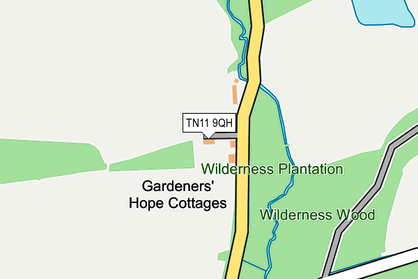 TN11 9QH map - OS OpenMap – Local (Ordnance Survey)