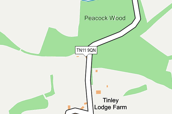 TN11 9QN map - OS OpenMap – Local (Ordnance Survey)