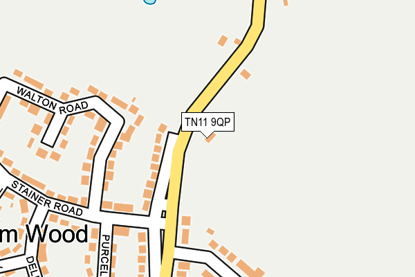 TN11 9QP map - OS OpenMap – Local (Ordnance Survey)