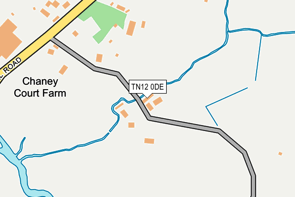 TN12 0DE map - OS OpenMap – Local (Ordnance Survey)