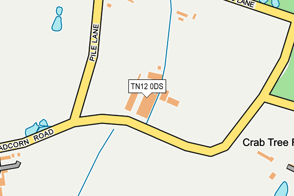TN12 0DS map - OS OpenMap – Local (Ordnance Survey)