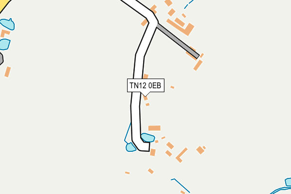 TN12 0EB map - OS OpenMap – Local (Ordnance Survey)