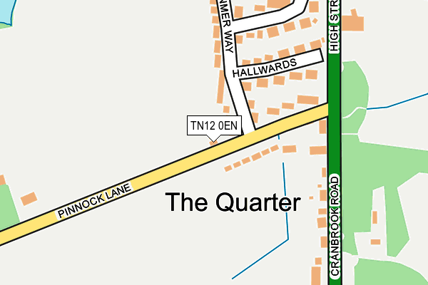 TN12 0EN map - OS OpenMap – Local (Ordnance Survey)