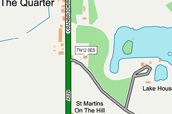 TN12 0ES map - OS OpenMap – Local (Ordnance Survey)