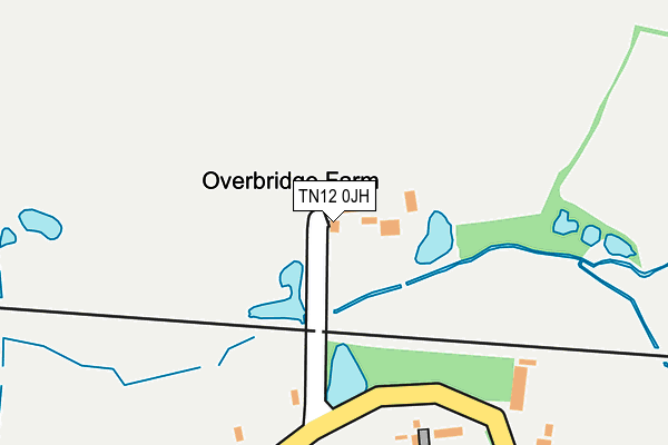 TN12 0JH map - OS OpenMap – Local (Ordnance Survey)
