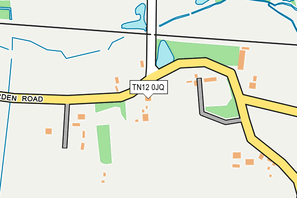 TN12 0JQ map - OS OpenMap – Local (Ordnance Survey)