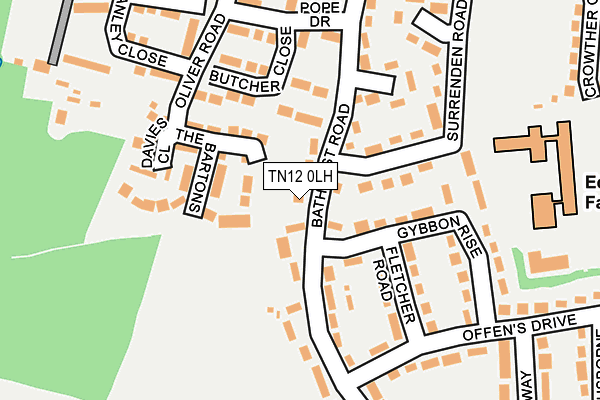 TN12 0LH map - OS OpenMap – Local (Ordnance Survey)