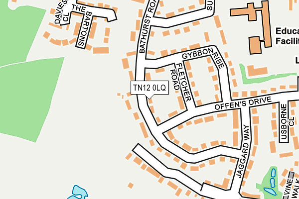 TN12 0LQ map - OS OpenMap – Local (Ordnance Survey)