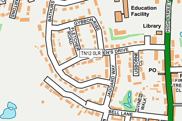 TN12 0LR map - OS OpenMap – Local (Ordnance Survey)