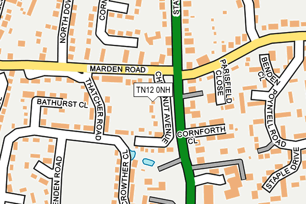 TN12 0NH map - OS OpenMap – Local (Ordnance Survey)