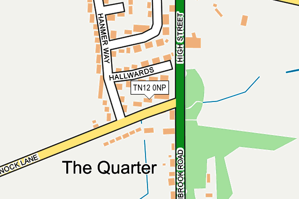 TN12 0NP map - OS OpenMap – Local (Ordnance Survey)