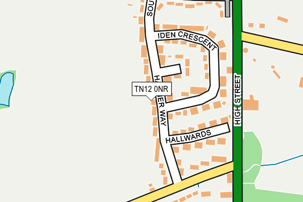 TN12 0NR map - OS OpenMap – Local (Ordnance Survey)