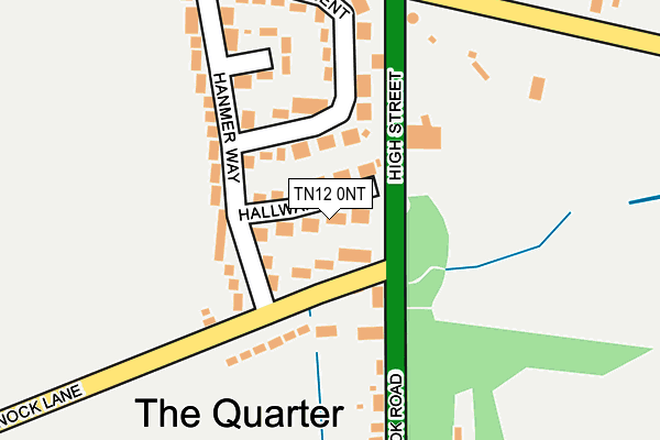 TN12 0NT map - OS OpenMap – Local (Ordnance Survey)