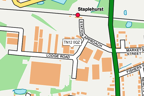 Map of STAPLEHURST COUNTRY STORES LIMITED at local scale