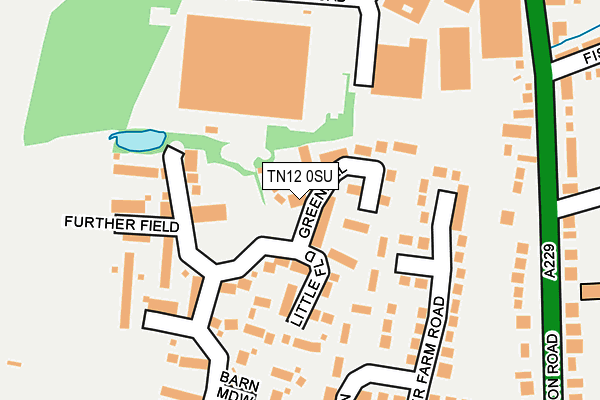 Map of GREENSAND LANDSCAPES LIMITED at local scale