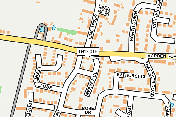TN12 0TB map - OS OpenMap – Local (Ordnance Survey)