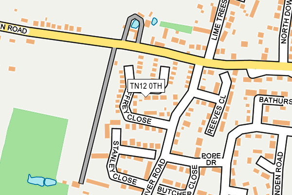 TN12 0TH map - OS OpenMap – Local (Ordnance Survey)