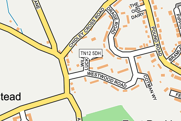 TN12 5DH map - OS OpenMap – Local (Ordnance Survey)