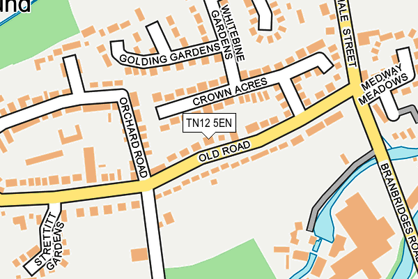 TN12 5EN map - OS OpenMap – Local (Ordnance Survey)