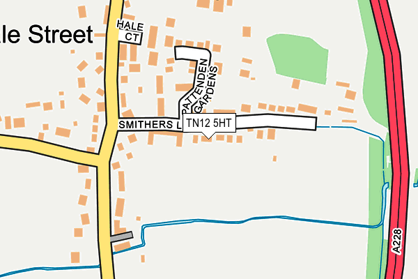 TN12 5HT map - OS OpenMap – Local (Ordnance Survey)