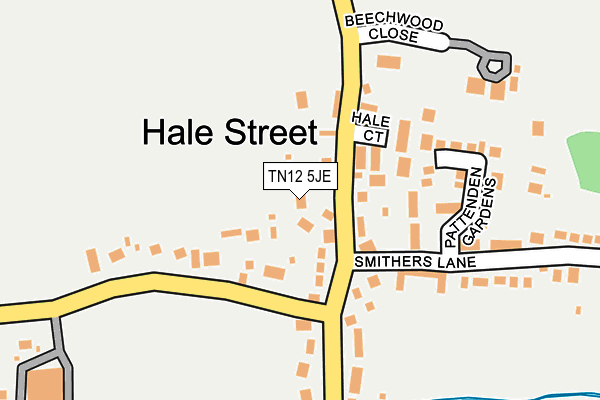 TN12 5JE map - OS OpenMap – Local (Ordnance Survey)