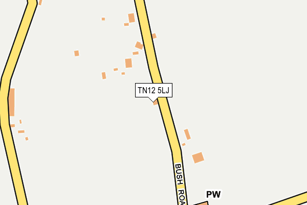 TN12 5LJ map - OS OpenMap – Local (Ordnance Survey)