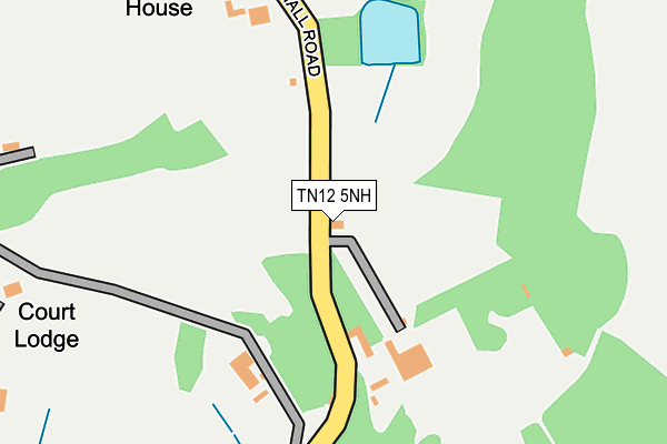 TN12 5NH map - OS OpenMap – Local (Ordnance Survey)