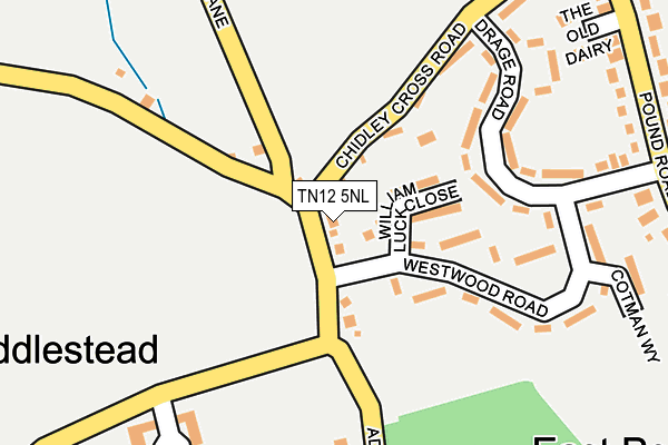 TN12 5NL map - OS OpenMap – Local (Ordnance Survey)